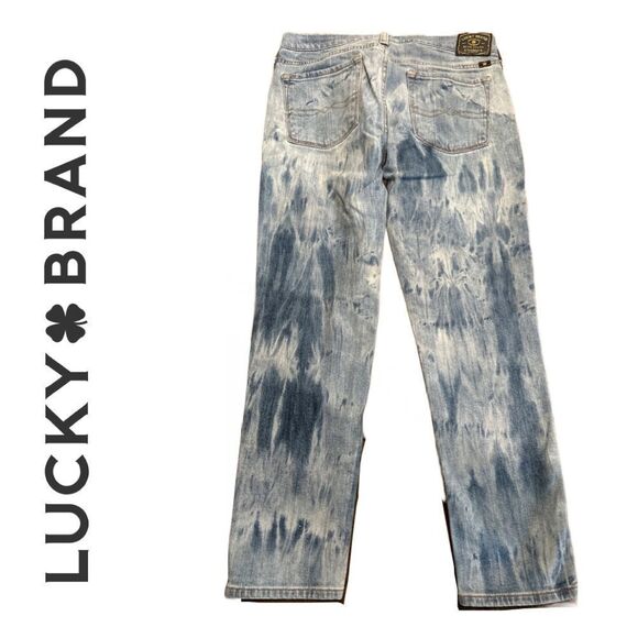 Lucky Brand Women’s‎ Tie-Dye Zipper Ankle Zoe Skinny - Size 4/27 - Picture 3 of 4